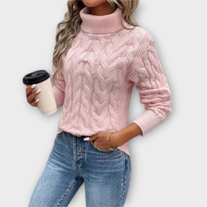 Elegant Knit Turtleneck Sweater
