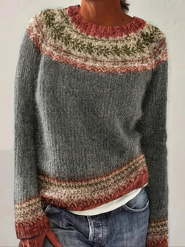 Skylar™ - Chic Ethnic Sweater Knitwear
