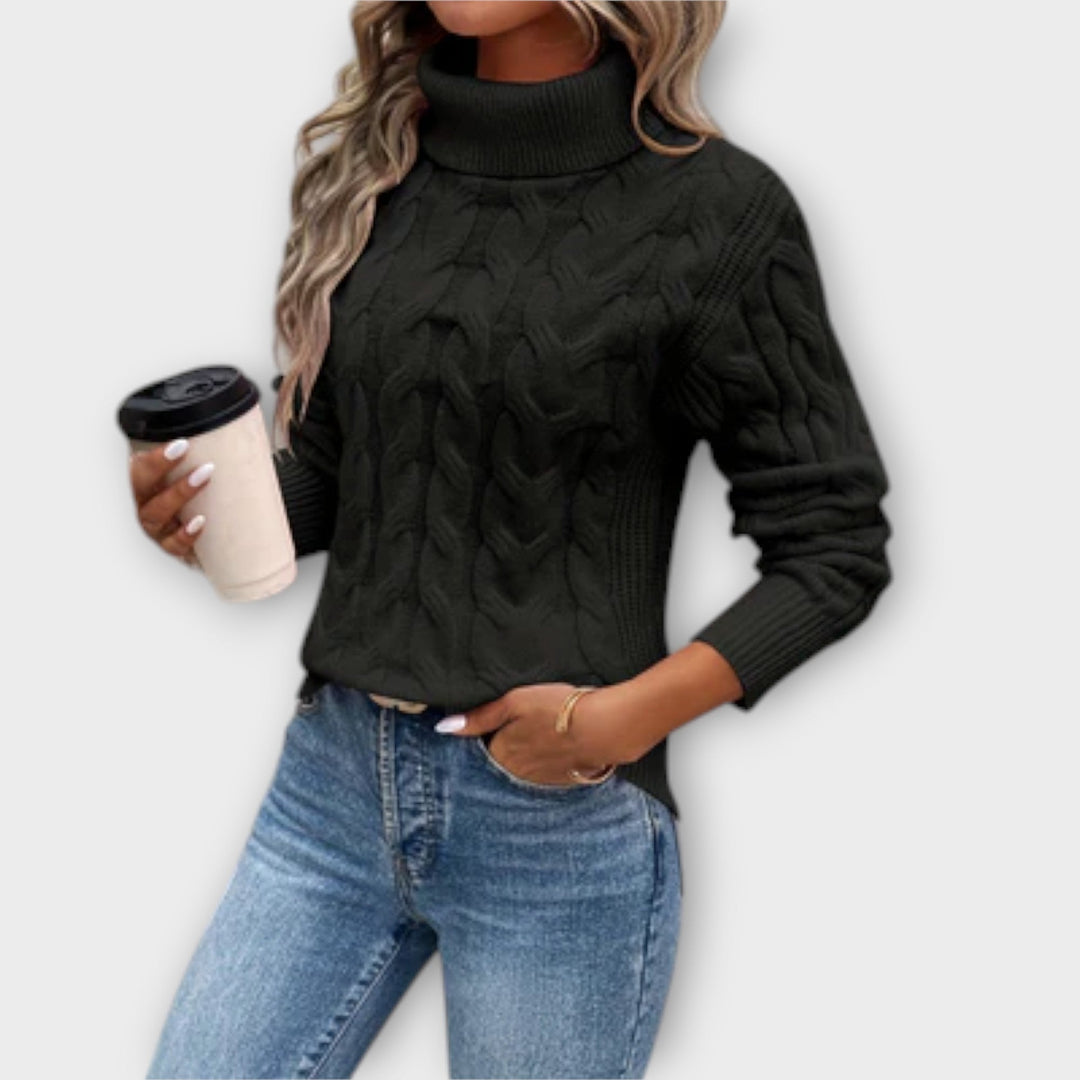 Elegant Knit Turtleneck Sweater