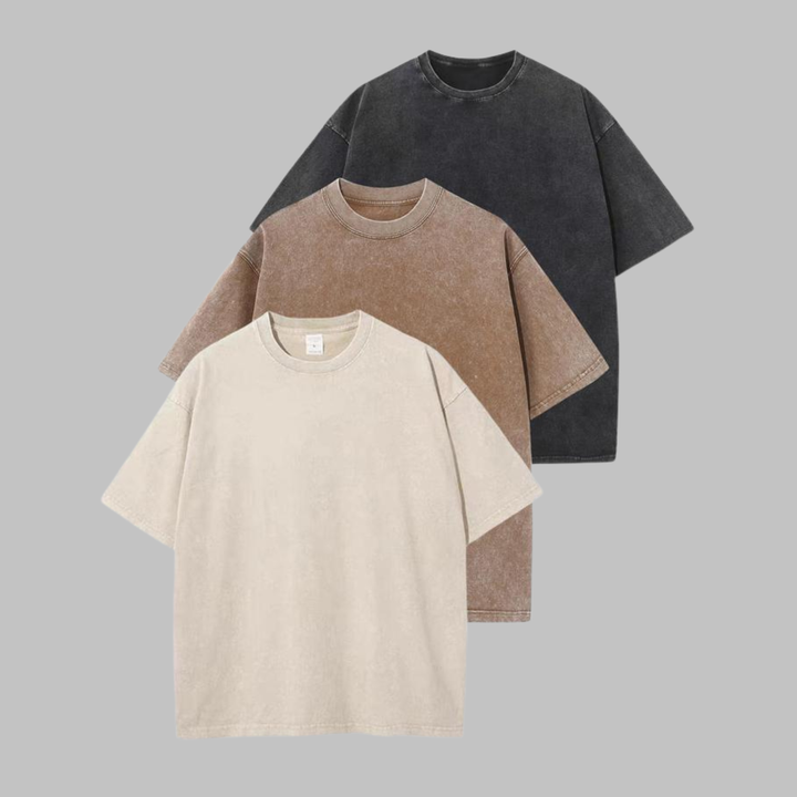 AFINA™ - Casual Oversized Wash Crew Neck Unisex Shirt