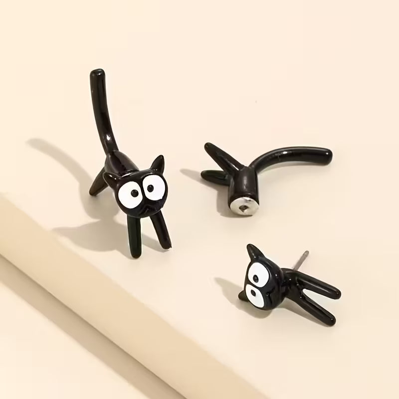 Adorable Cat Charm Earrings