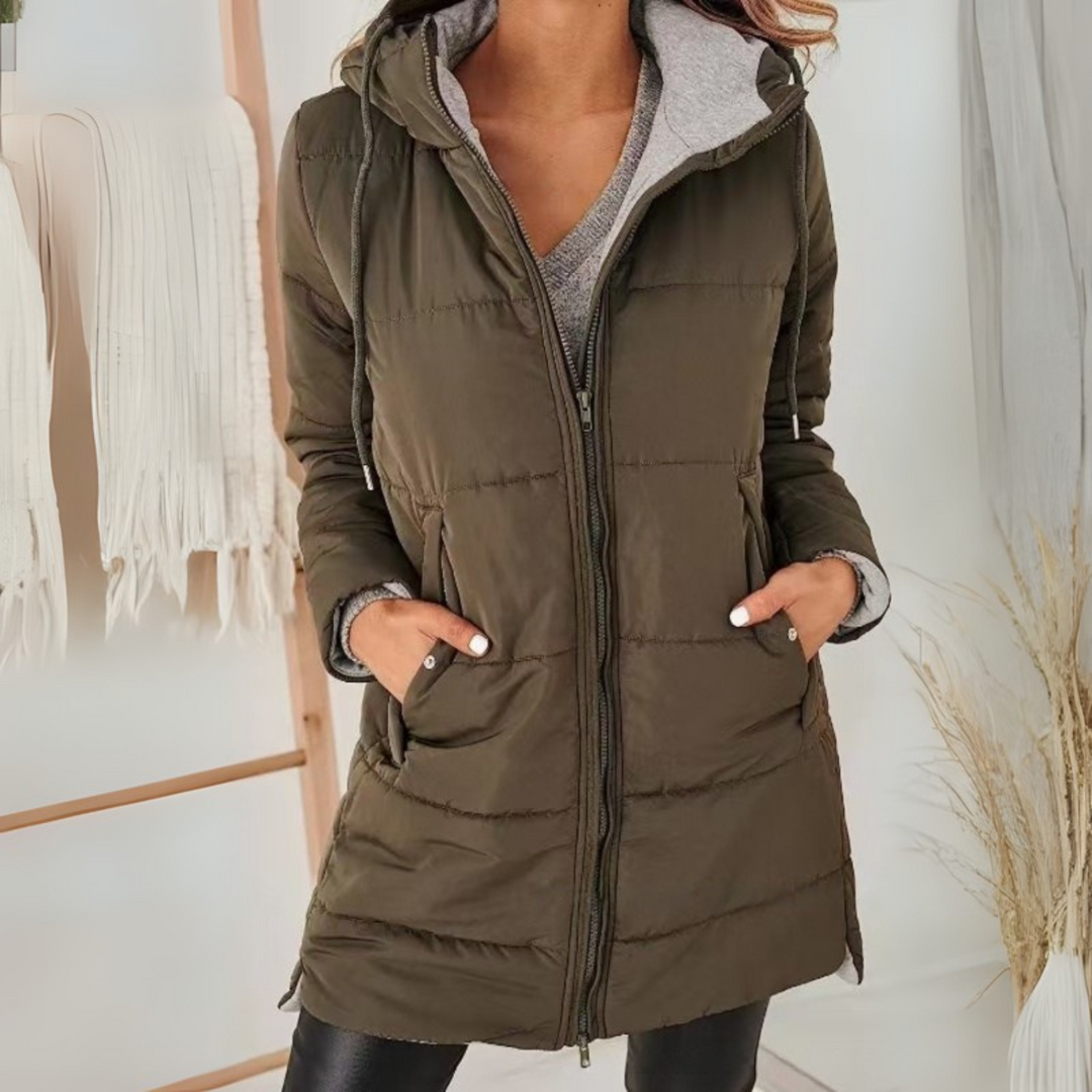 Yila™ - Casual Hooded Puffer Cozy Down Jacket