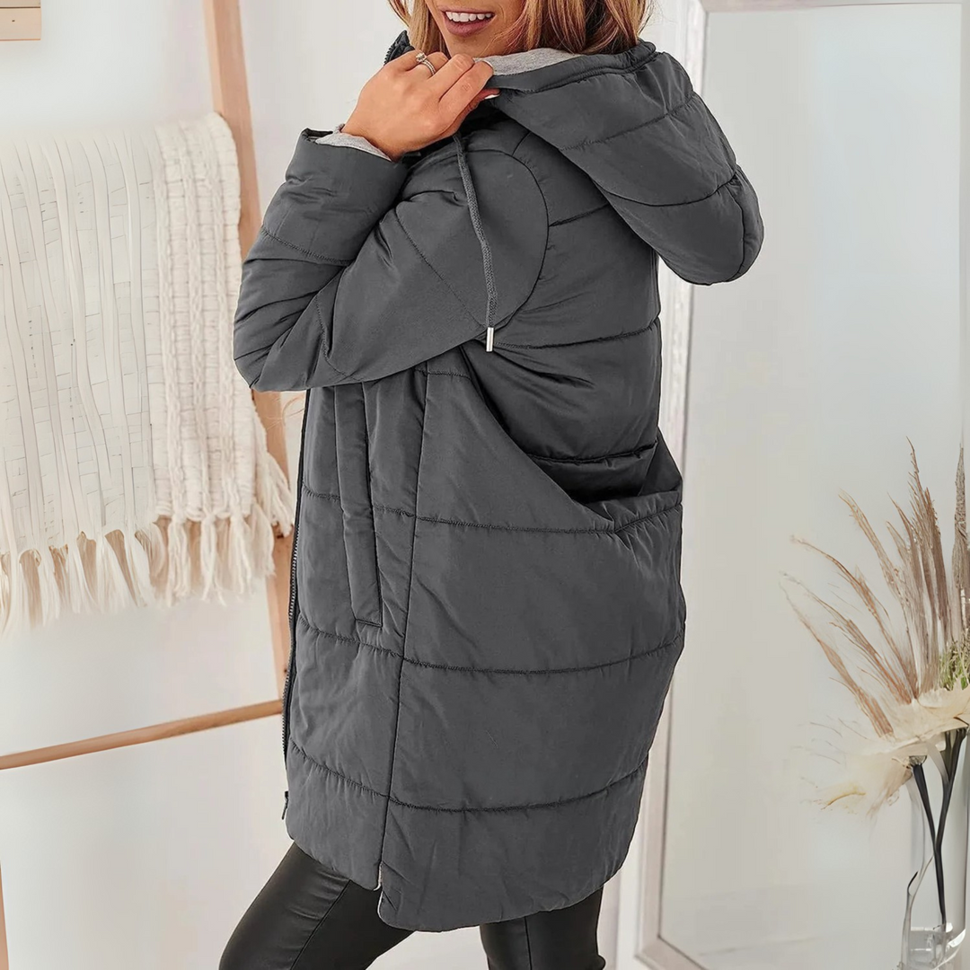 Yila™ - Casual Hooded Puffer Cozy Down Jacket