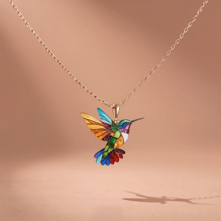 Harper™ - Elegant Hummingbird Necklace and Earring Duo