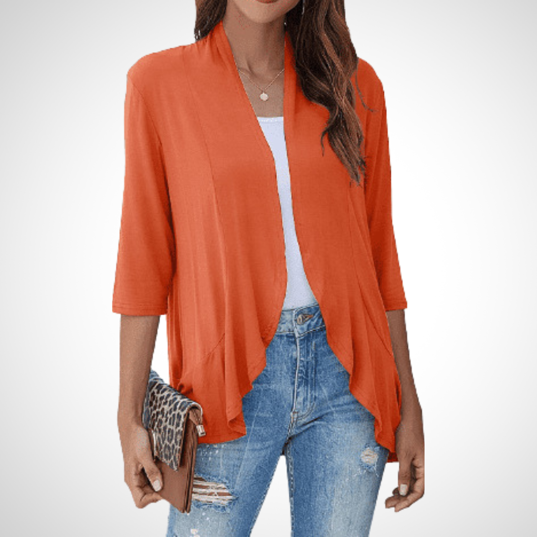 MIRIKIT™ – Casual Summer Open Front Cover-Up Cardigan