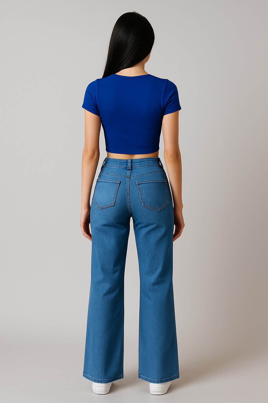Elsie - Women's wide-leg jeans