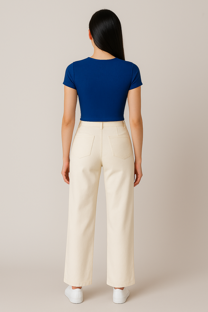 Elsie - Women's wide-leg jeans