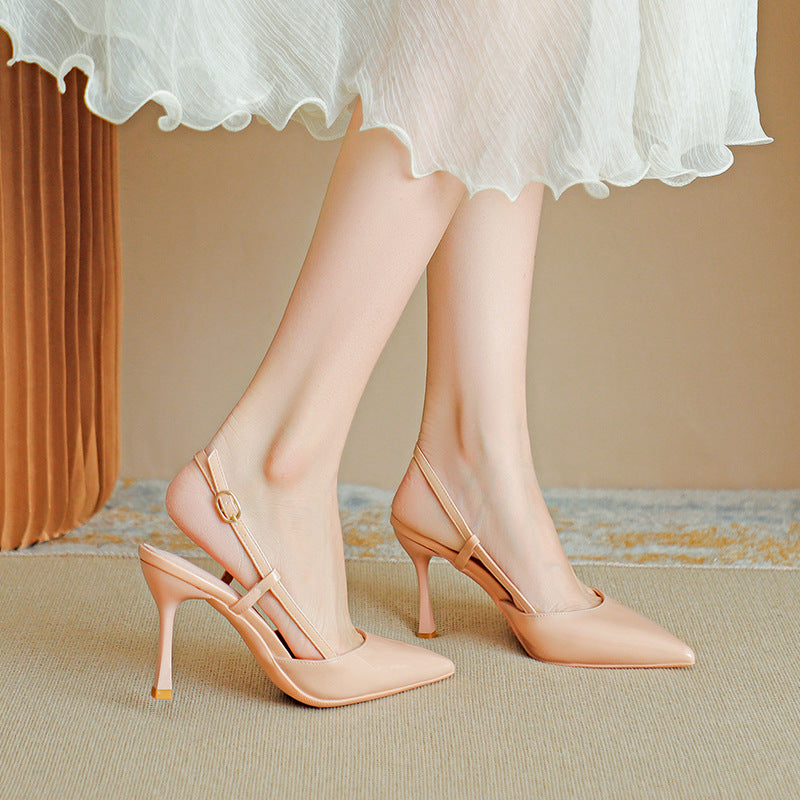 ZURI™ - Elegant Pointed Toe Adjustable Strap Stiletto