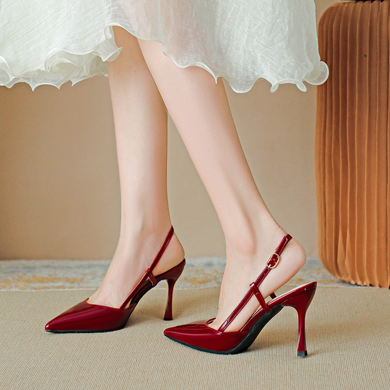 ZURI™ - Elegant Pointed Toe Adjustable Strap Stiletto