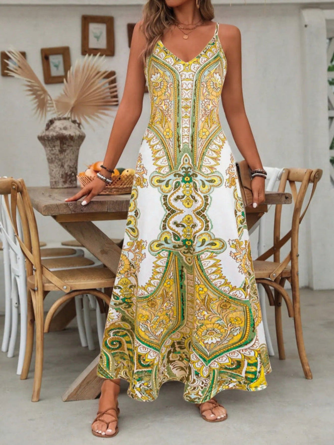 JAYZHEL™ – Chic Summer Sleeveless Strap Maxi Dress