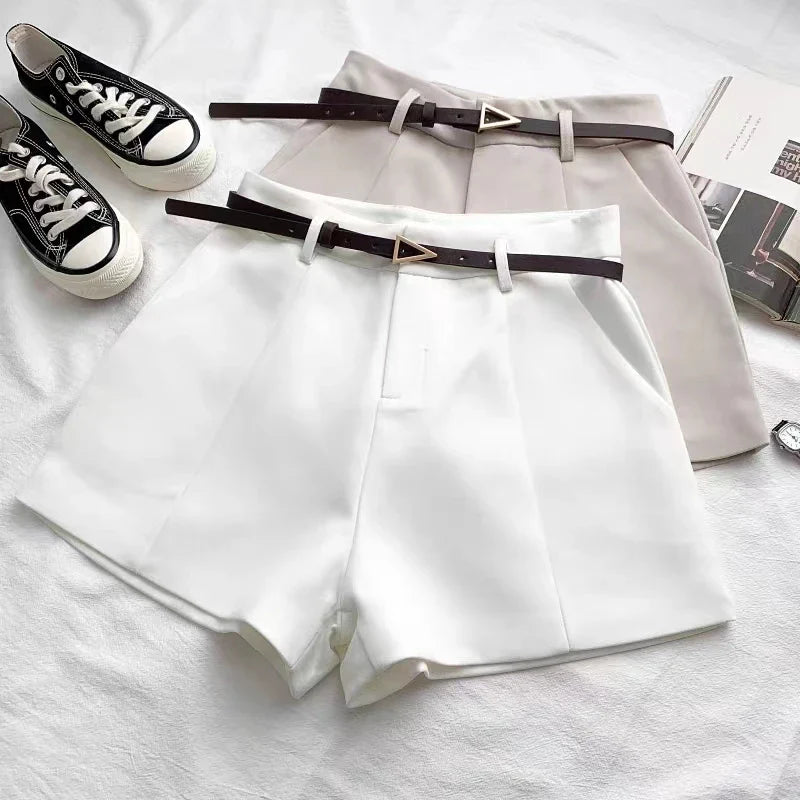 RACHELLE™ – Sleek High-Waist Shorts
