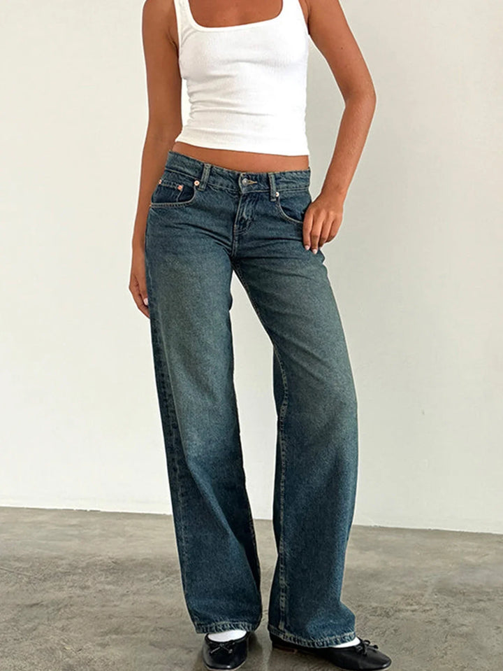 SYLVAINE™ – Vintage Casual Baggy Jeans