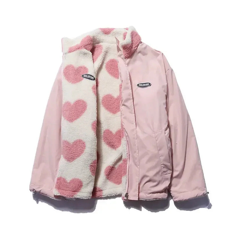 Abigail™ - Reversible Heart Print Jacket