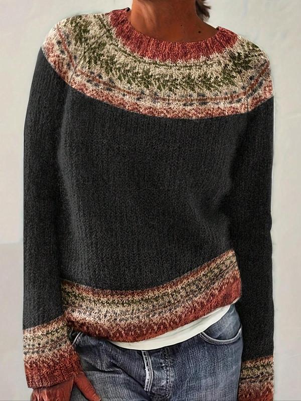Skylar™ - Chic Ethnic Sweater Knitwear