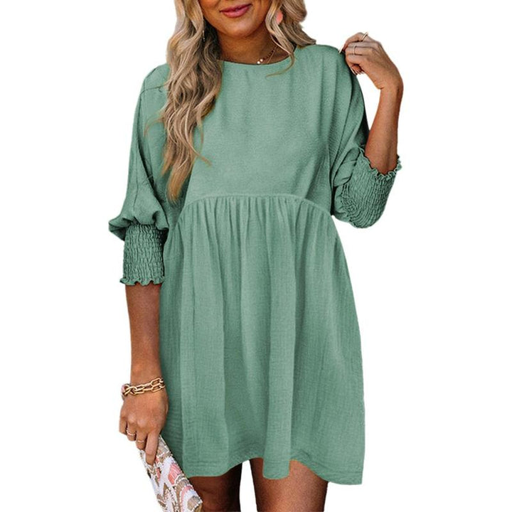 MIRASOL™ – Casual Crew Neck Loose Fit Mini Dress