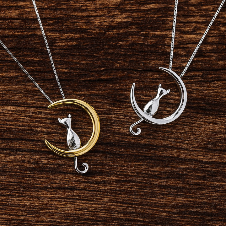 Moon & Cat Love Pendant