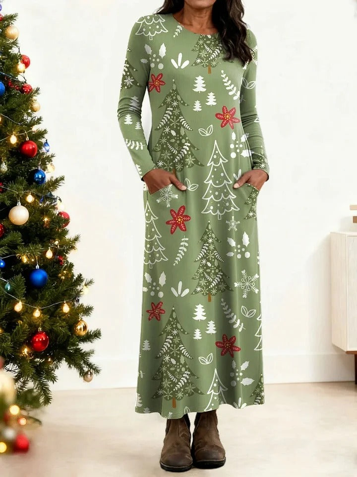 Hannah™ - Festive Christmas Tree Cardigan Sweater