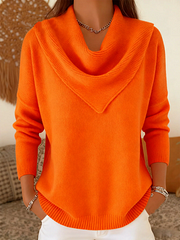 Hailey™ - Elegant Retro Triangle Neck Sweater
