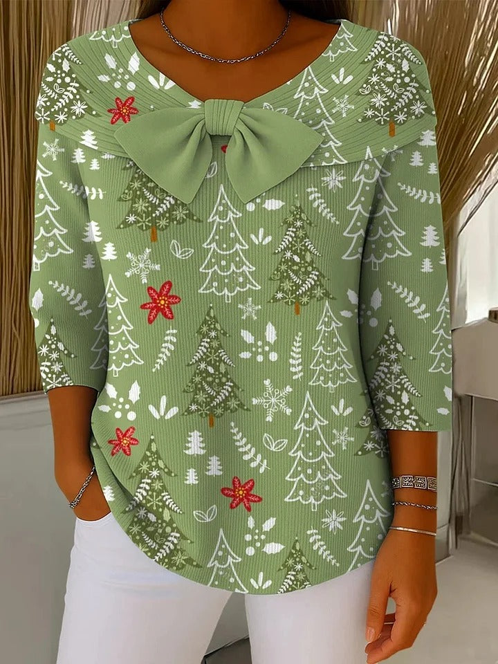 Hannah™ - Festive Christmas Tree Cardigan Sweater