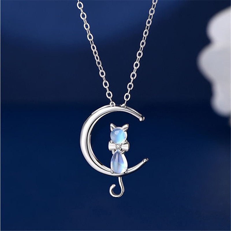 Moon & Cat Magic Pendant