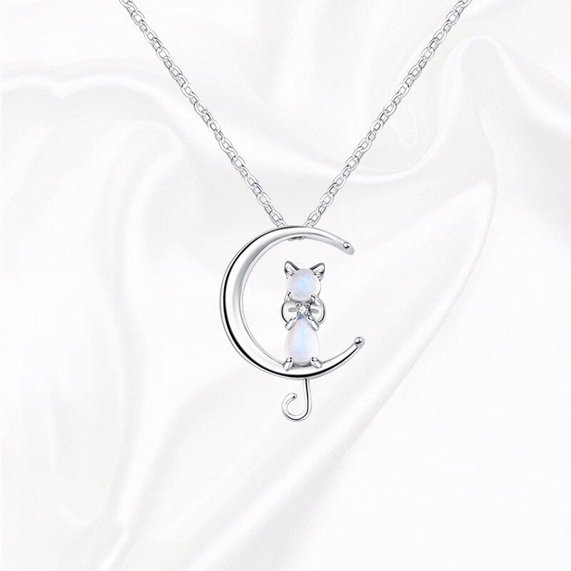Moon & Cat Magic Pendant