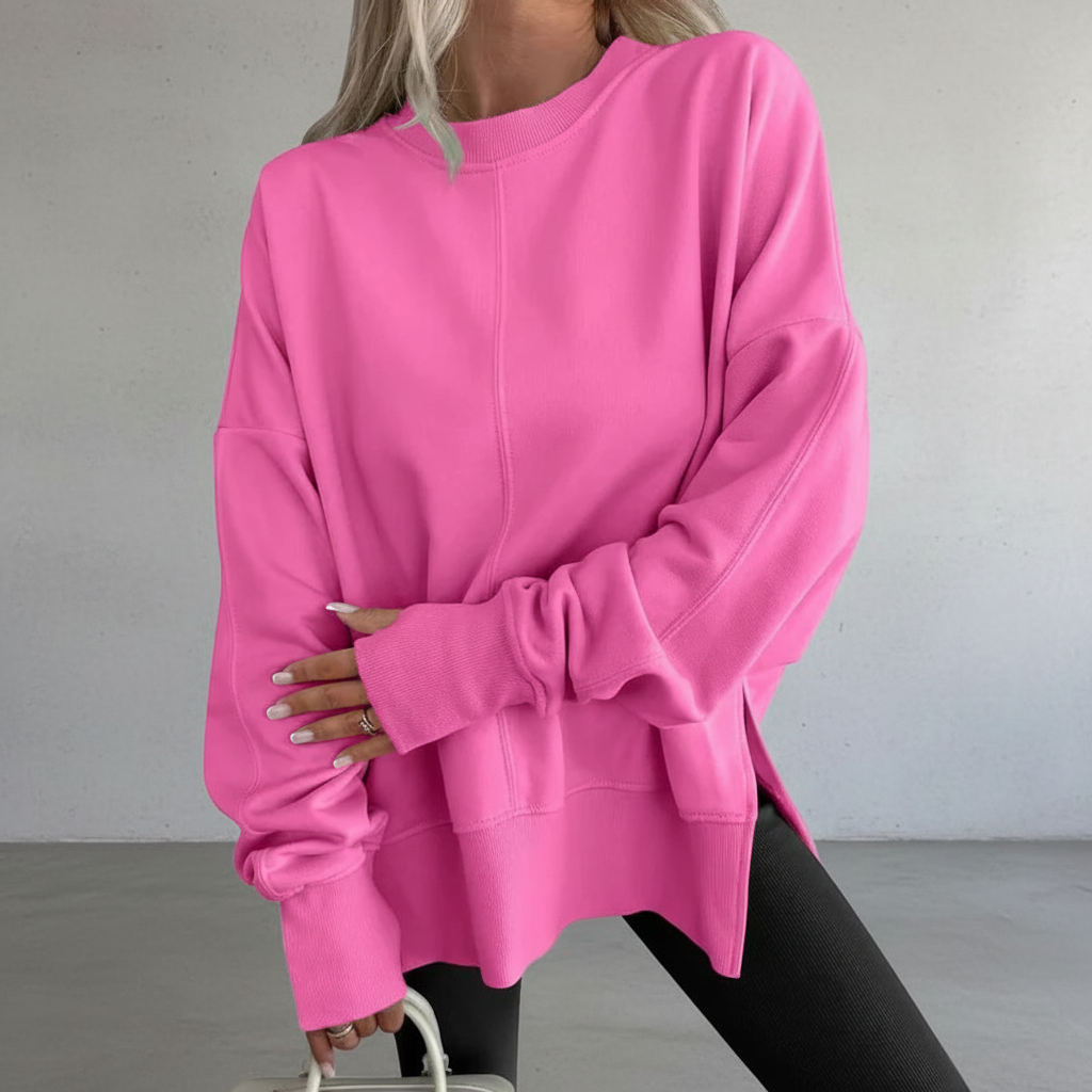 Gwen™ - Comfy Oversized Long Sleeve Sweatshirt