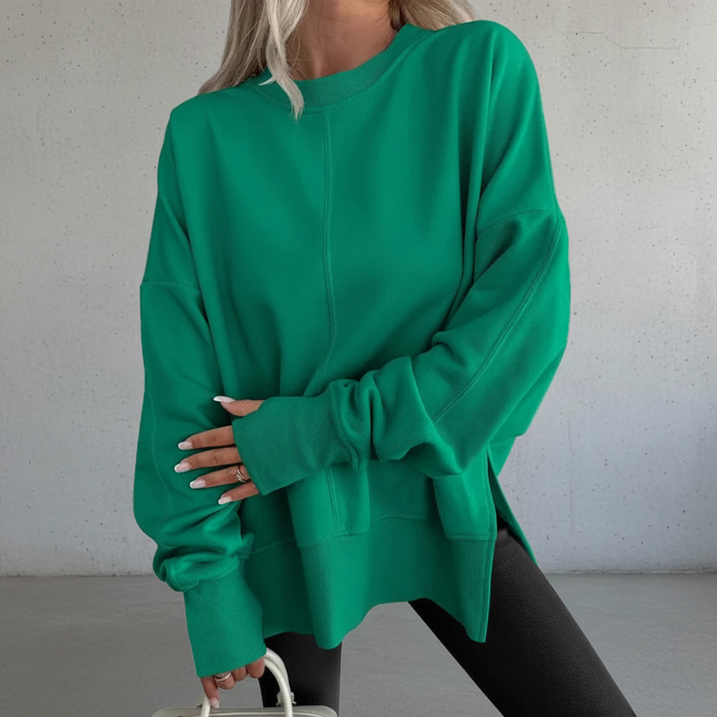 Gwen™ - Comfy Oversized Long Sleeve Sweatshirt