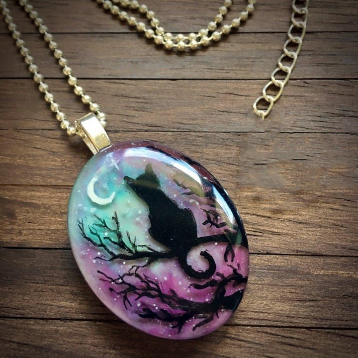 Celestial Starry Cat Necklace