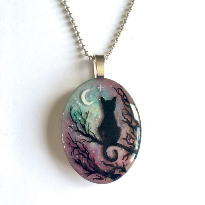 Celestial Starry Cat Necklace